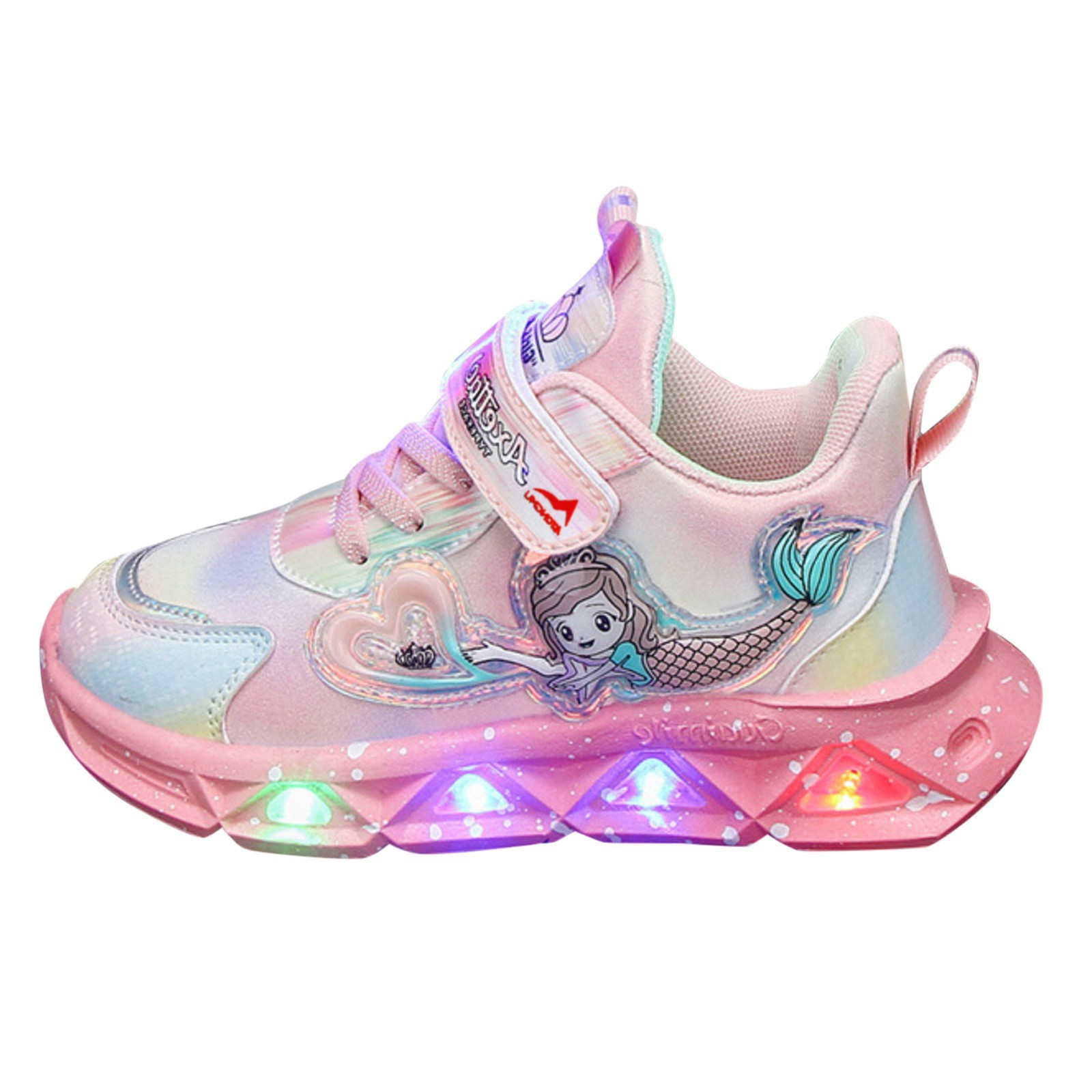 Ketyyh-chn99 Kids/Toddler Shoes Boys Girls Breathable Light Up Sneakers Athletic Running Shoes (Toddler/Little Kids/Big Kids) for 10.5,Pink
